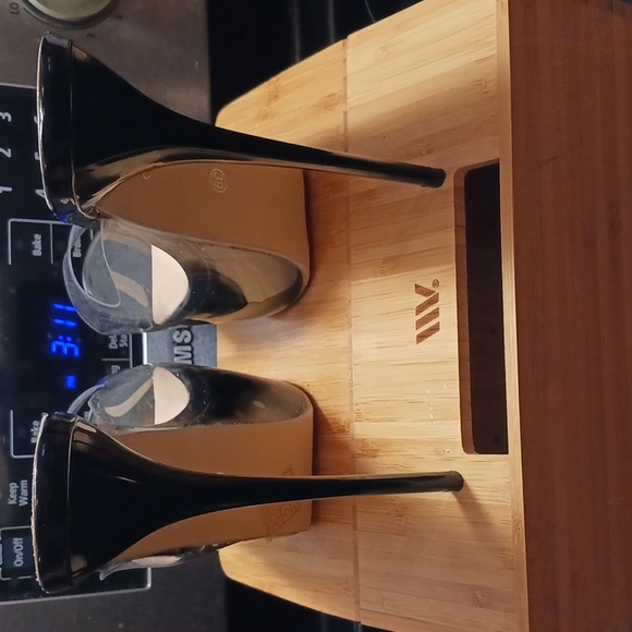 7 INCH MULES, HEELS, SIZE 39, NEW - Picture 2 of 7